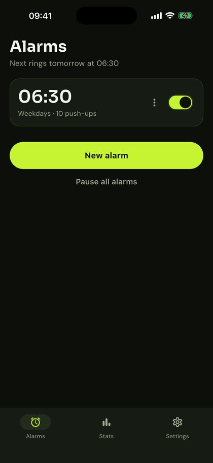 Your alarms